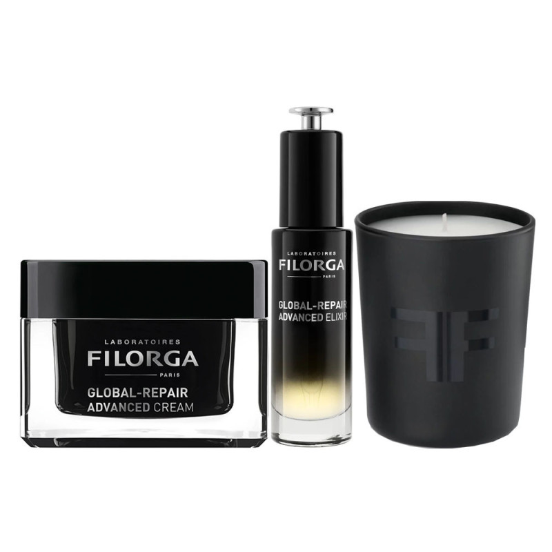 Filorga Global-Repair Advanced Crème 50ml + Elixir 5ml & Bougie Parfumée