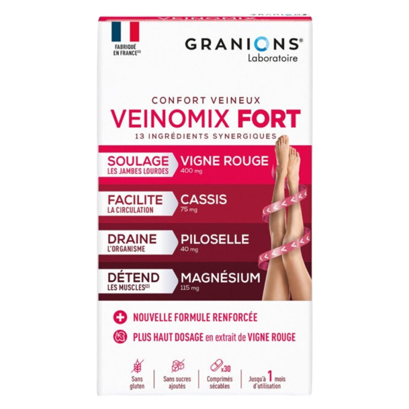 Granions Veinomix Fort 30 comprimés