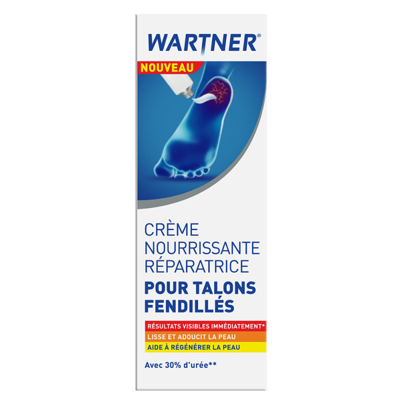 Wartner Crème nourrissante réparatrice talons fendillés 50ml