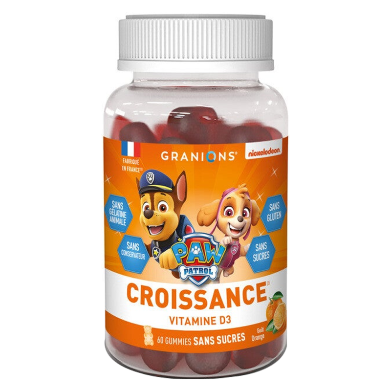 Granions Pat'Patrouille Croissance 60 gummies orange