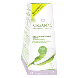 Organyc Protège-Slips String et tanga 24 unités