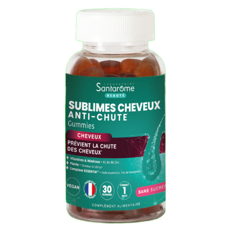 Santarome Sublimes Cheveux anti-chute 30 gummies