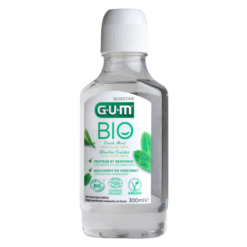 GUM Bio Bain de Bouche Menthe Fraîche 300ml