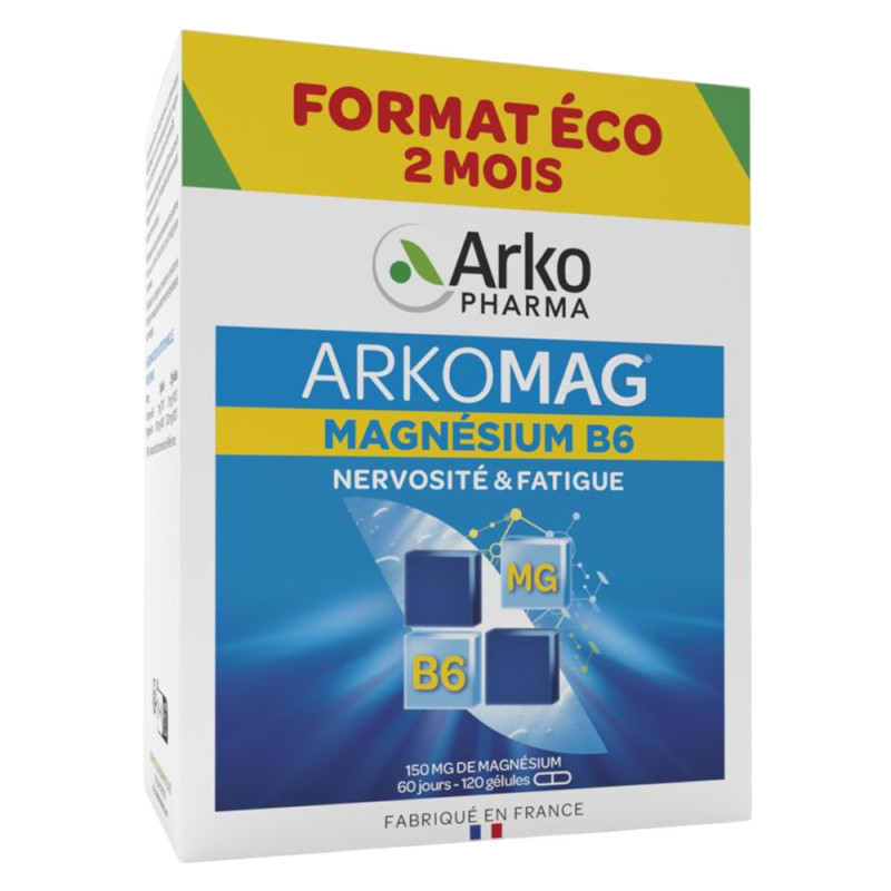 Arkopharma Arkomag Magnésium B6 120 gélules