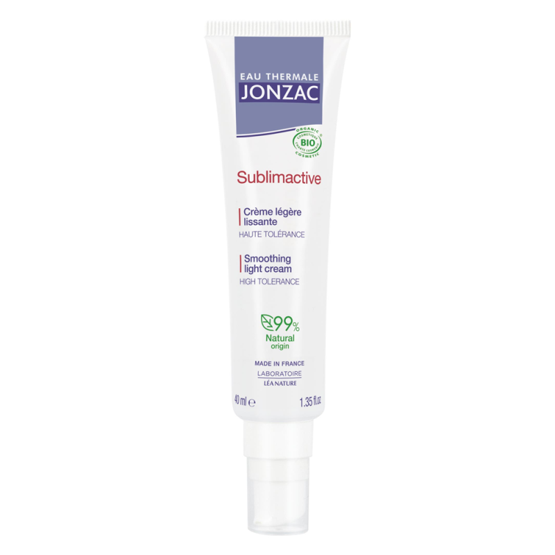 Jonzac Sublimactive Crème légère lissante jour anti-âge bio 40ml