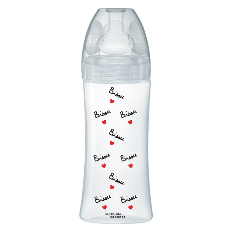 Dodie Biberon Anti-colique tétine plate Mathilde cabanas 330ml