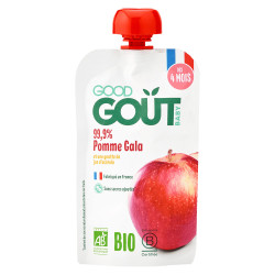 Good Goût Pomme Gala dès 4 mois bio 120gr