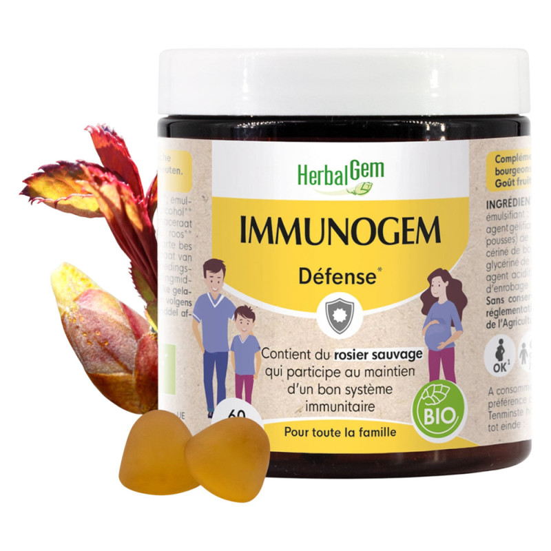 Herbalgem Immunogem Défense bio 60 gummies