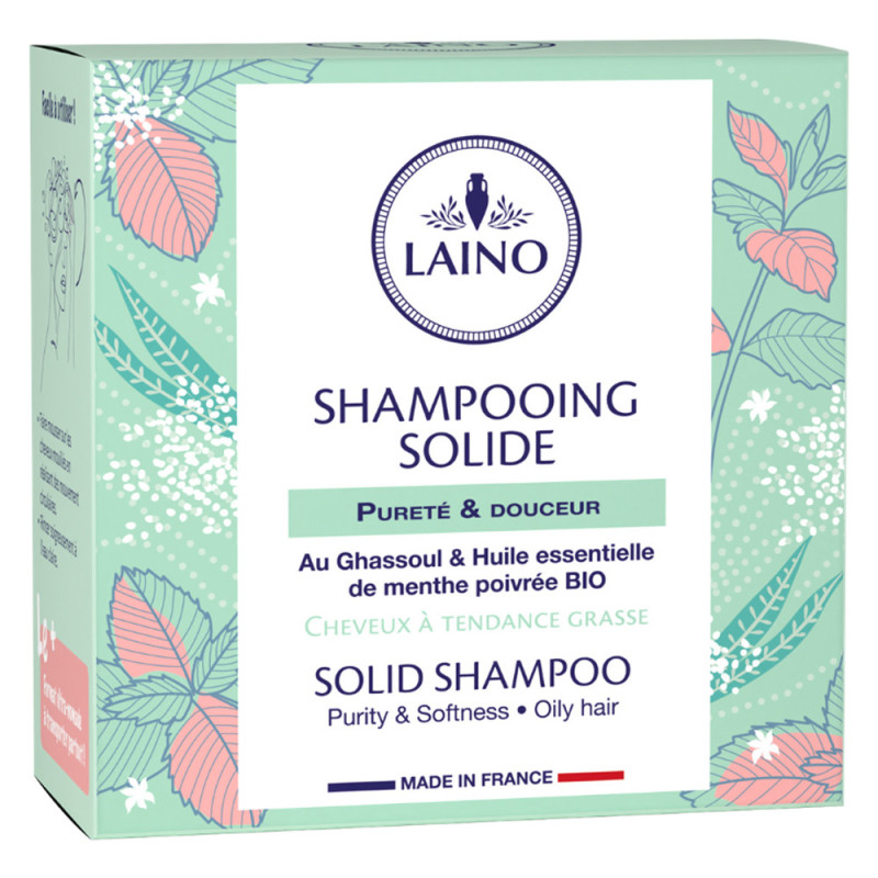 Laino Shampooing solide pureté et douceur 60gr