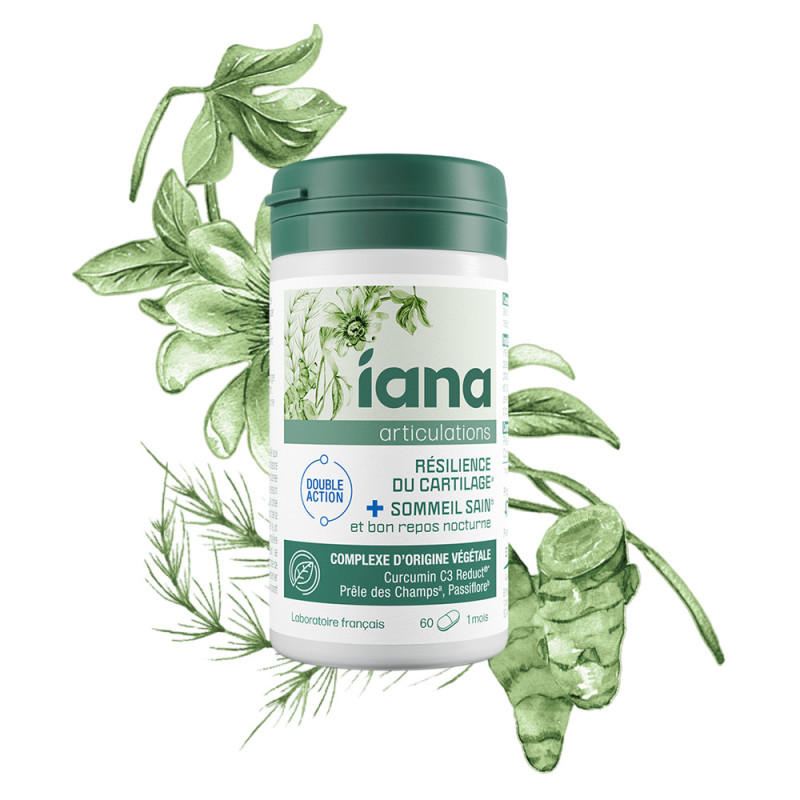 Iana Articulations Résilience du cartilage + Sommeil sain 60 comprimés