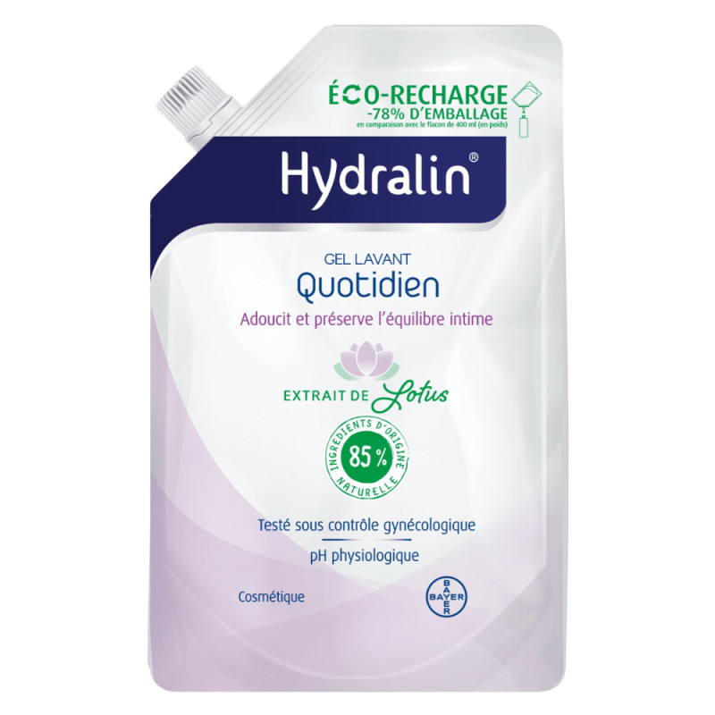 Hydralin Quotidien Gel lavant éco recharge 400ml