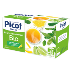 Picot Maman Tisane d'allaitement menthe douce citron bio 20 sachets