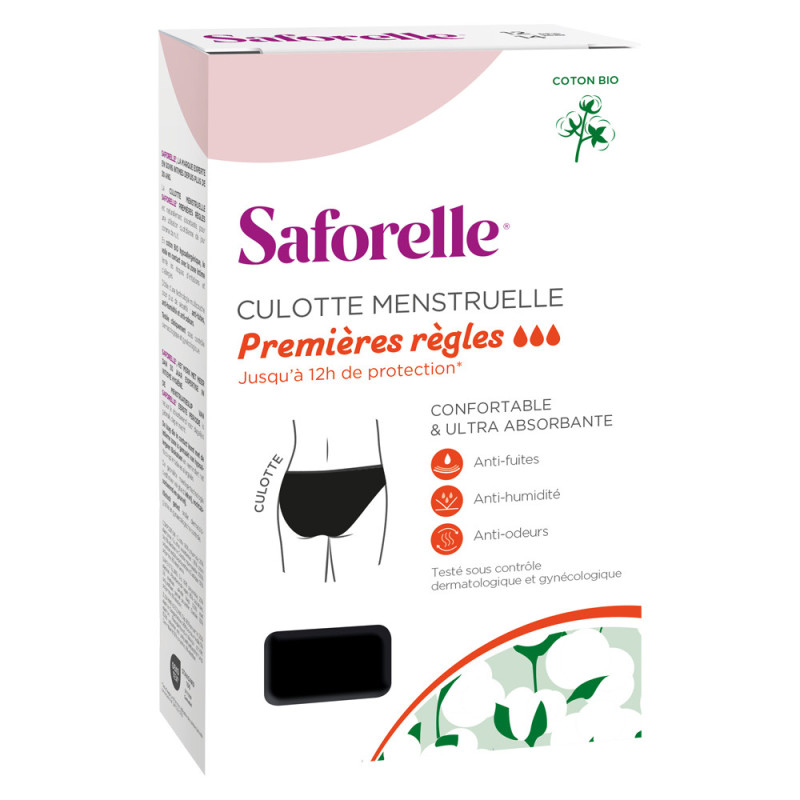 Saforelle Culotte menstruelle première règle 12-14ans