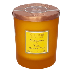 Collines de Provence Bougie parfumée Mandarine & Yuzu 180gr