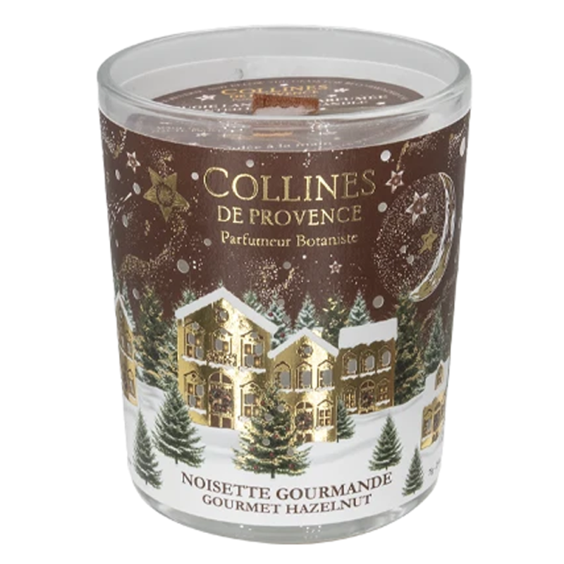 Collines de Provence Bougie parfumée Noël Noisette gourmande 75gr