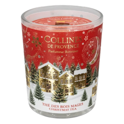 Collines de Provence Bougie parfumée Noël Thé des Rois Mages 75gr