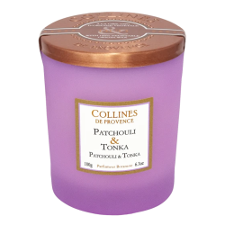 Collines de Provence Bougie parfumée Patchouli & Tonka 180gr