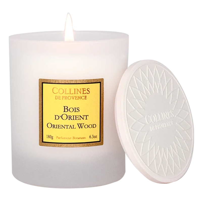 Collines de Provence Bougie parfumée Bois d'Orient 180gr