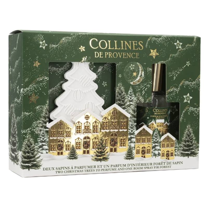 Collines de Provence Coffret Cadeau Noël Forêt de Sapin Céramiques