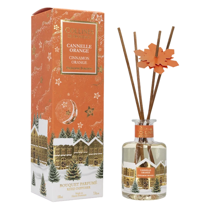Collines de Provence Bouquet parfumé Noël cannelle orange 100ml
