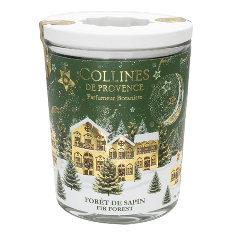Collines de Provence Bougie parfumée Noël Forêt de Sapin 180gr