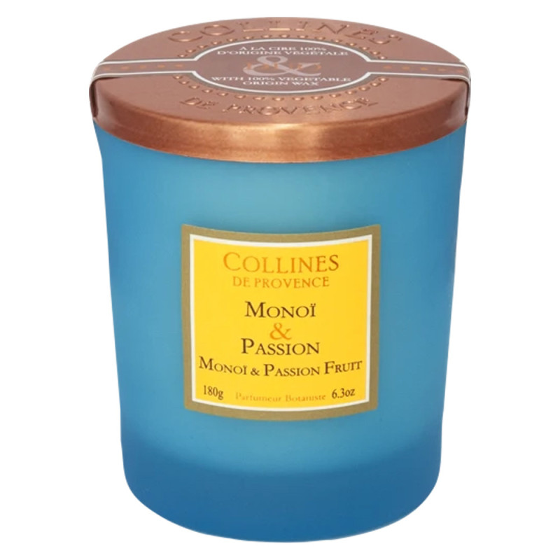 Collines de Provence Bougie Parfumée Monoï & Passion 180gr