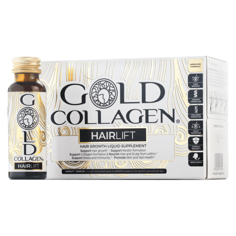 Gold Collagen HairLift 10 flacons x 50ml