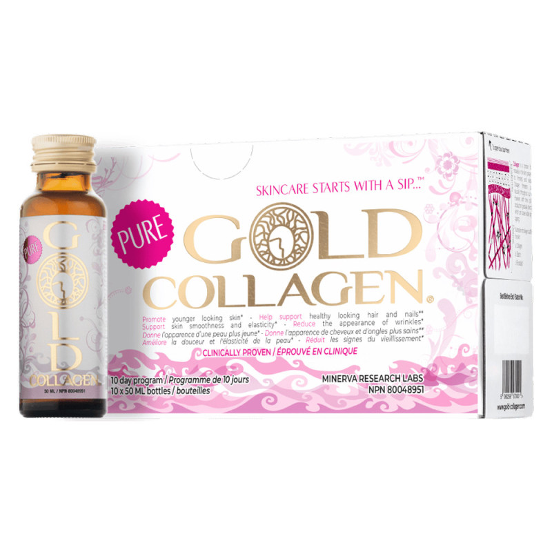 Gold Collagen Pure 25 plus 10 flacons x 50ml