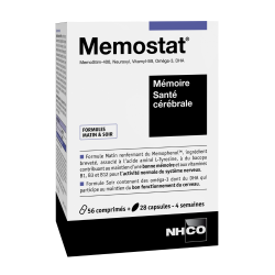 Nhco Memostat Mémoire santé cérébrale 56 comprimés + 28 capsules