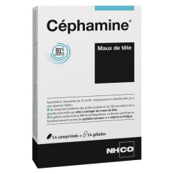 Nhco Céphamine Maux de tête 14 comprimés + 14 gélules