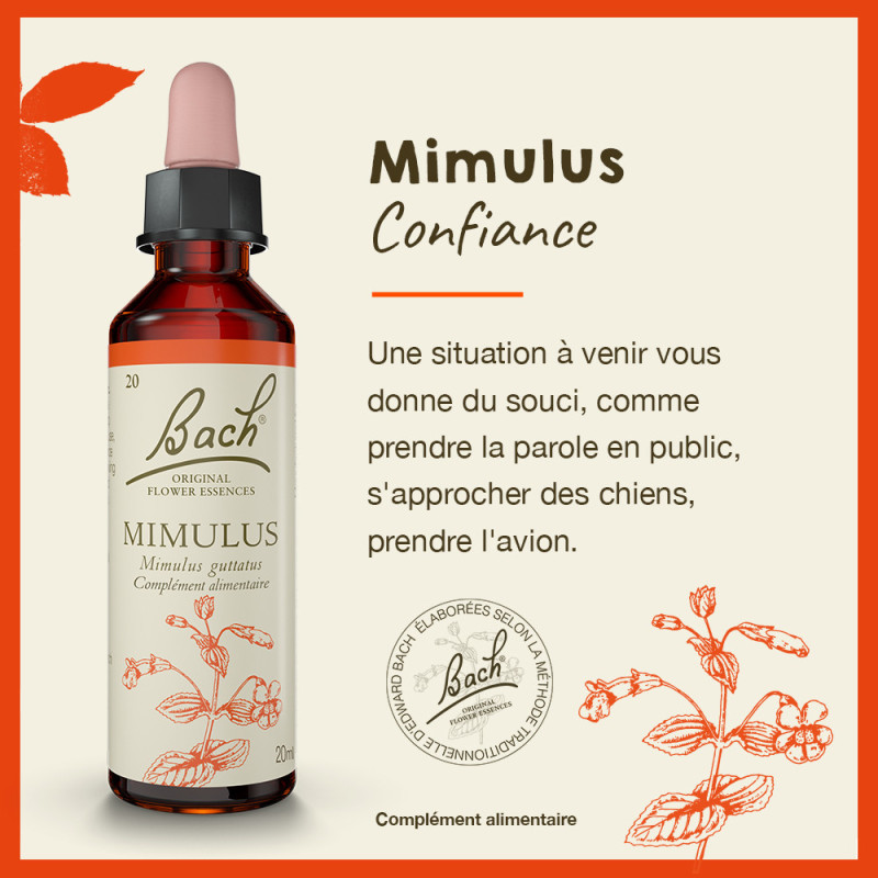 Fleurs de Bach Mimulus n°20...