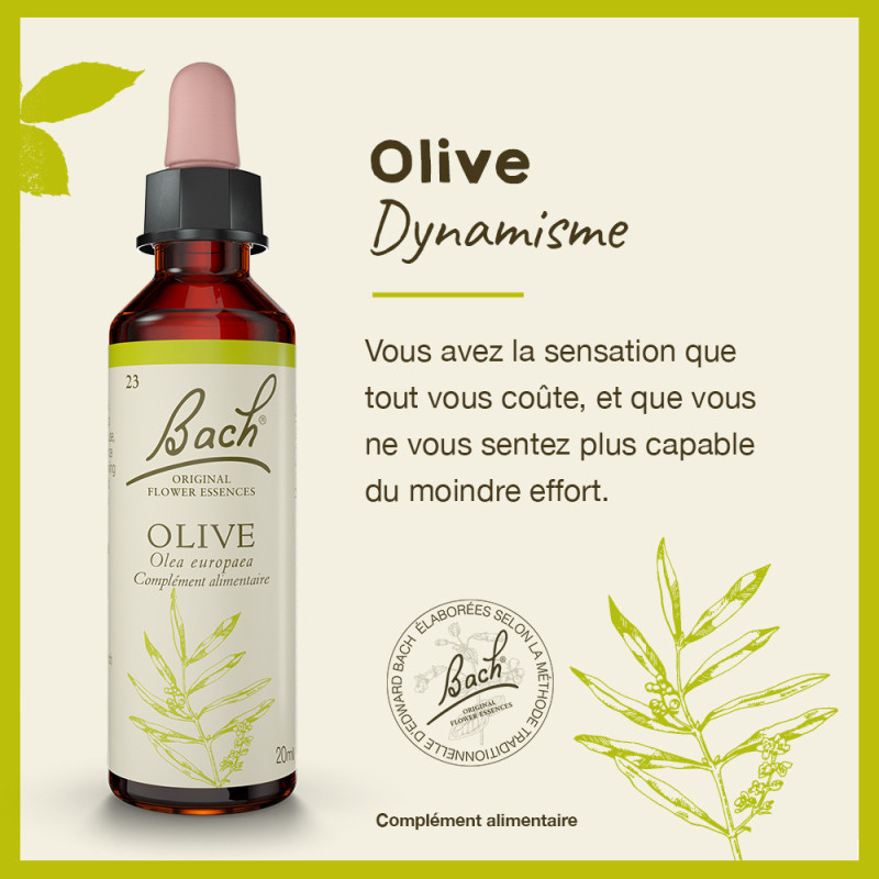 Fleurs de Bach Olive n°23 -...