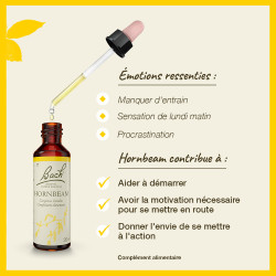 Fleurs de Bach Hornbeam n°17 - 20ml