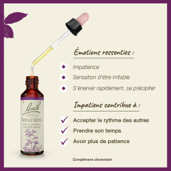 Fleurs de Bach Impatiens n°18 - 20ml