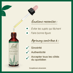 Fleurs de Bach Agrimony n°1 - 20ml
