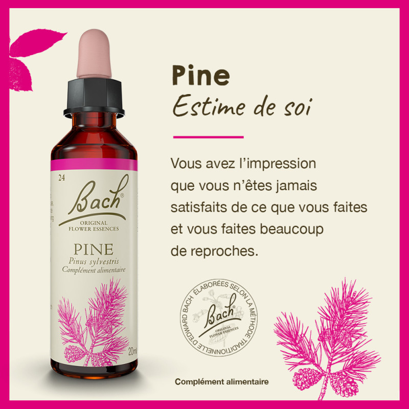 Fleurs de Bach Pine n°24 -...