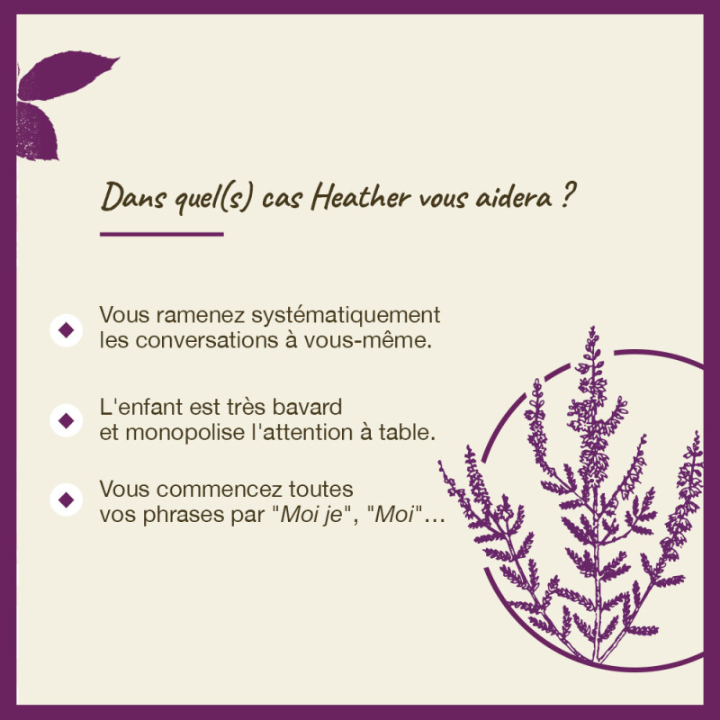 Fleurs de Bach Heather n°14...
