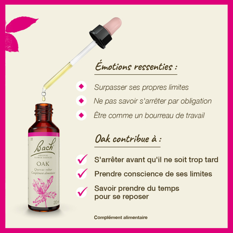 Fleurs de Bach Oak n°22 - 20ml