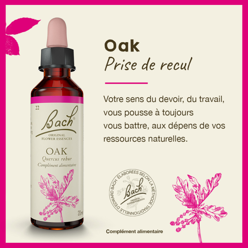 Fleurs de Bach Oak n°22 - 20ml