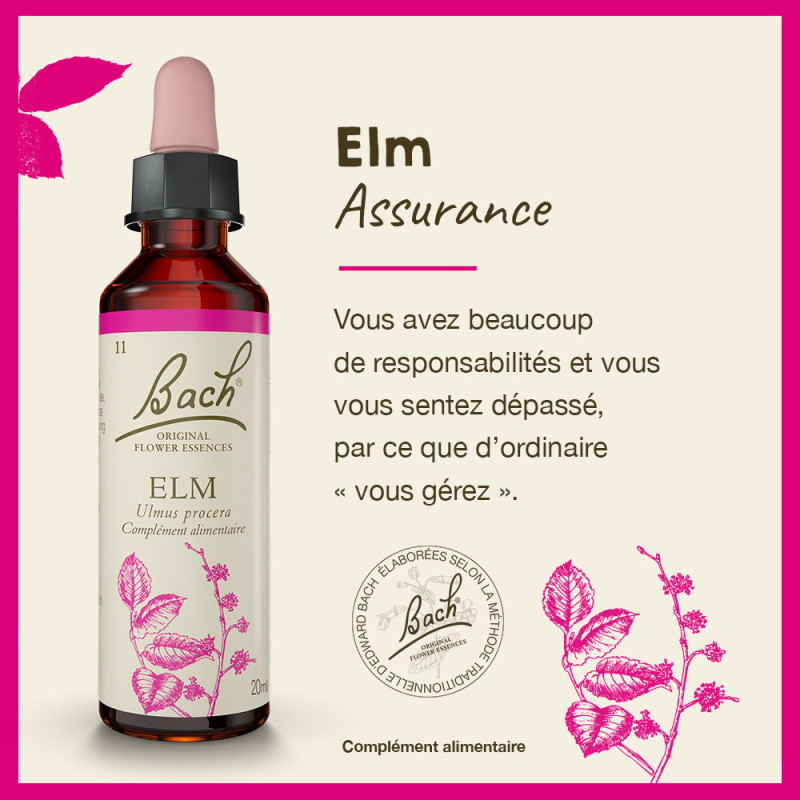 Fleurs de Bach Elm n°11 - 20ml