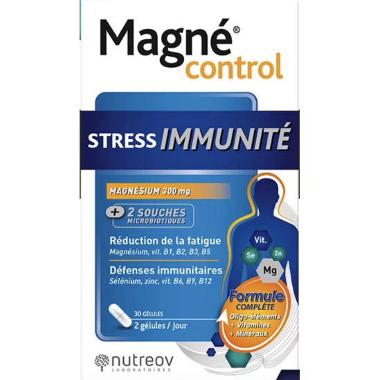 Nutréov Magné Control Stress Immunité 30gélules