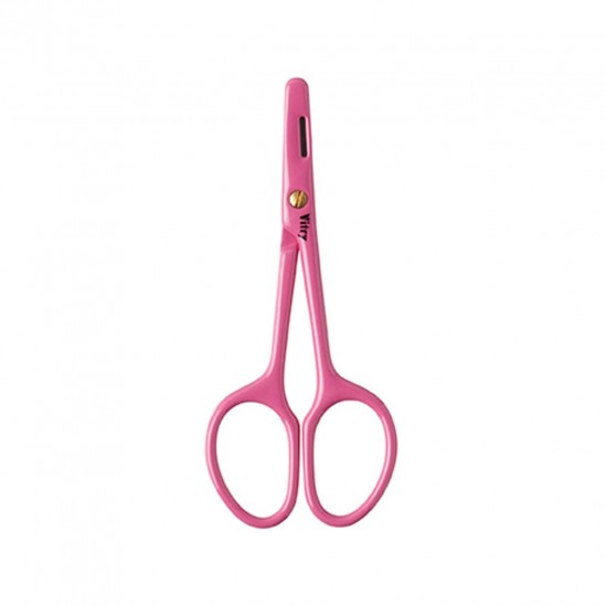 Vitry ciseaux nourrisson sécurité inox rose