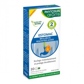 Phytosun arôms brûlures d'estomac & remontées acides 20 comprimés