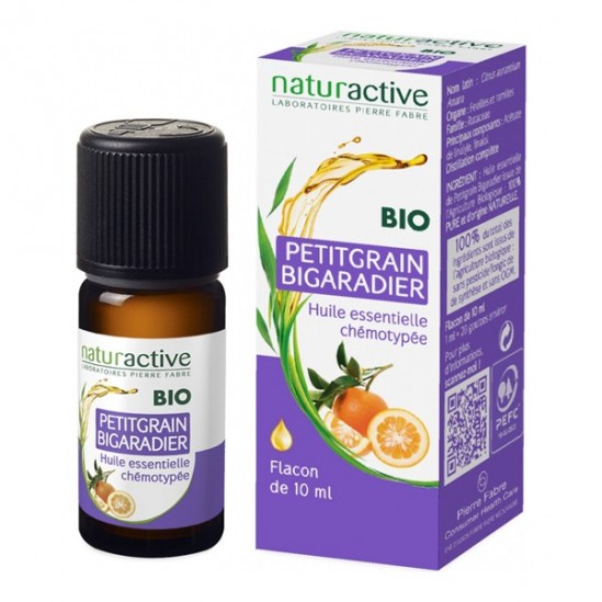 Naturactive petitgrain bigaradier huile essentielle bio 10ml