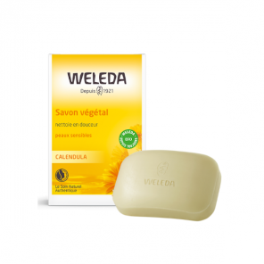 Weleda savon végétal bio au calendula 100g