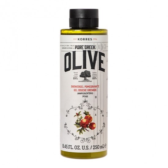 Korres olive gel douche grenade 250ml
