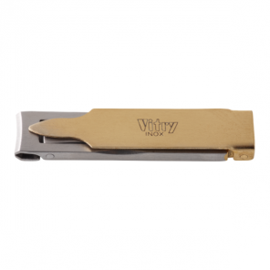 Vitry coupe-ongles manucure extra-plat inox doré