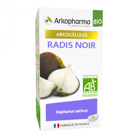 Arkopharma arkogélules bio radis noir 40 gélules