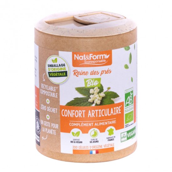 Nat&form reine des prés bio format éco 200 gélules