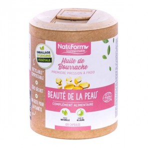 Nat&form huile de bourrache bio format éco 120 capsules